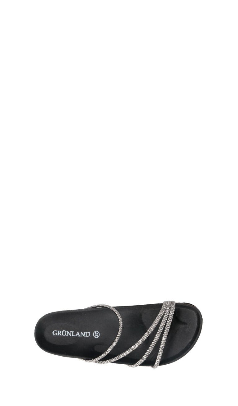 GRUNLAND Ciabatta donna nera