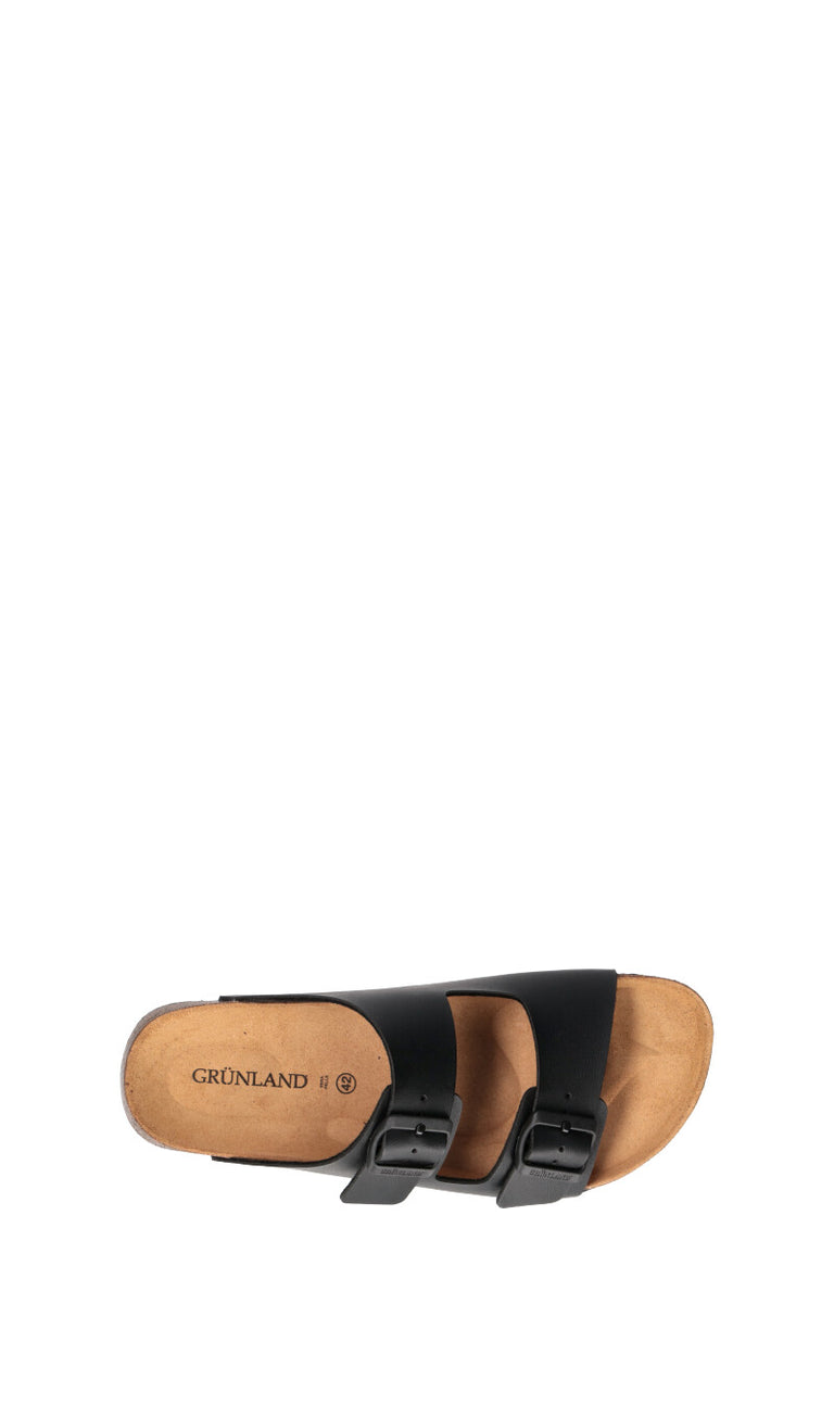 GRUNLAND Ciabatte uomo nere