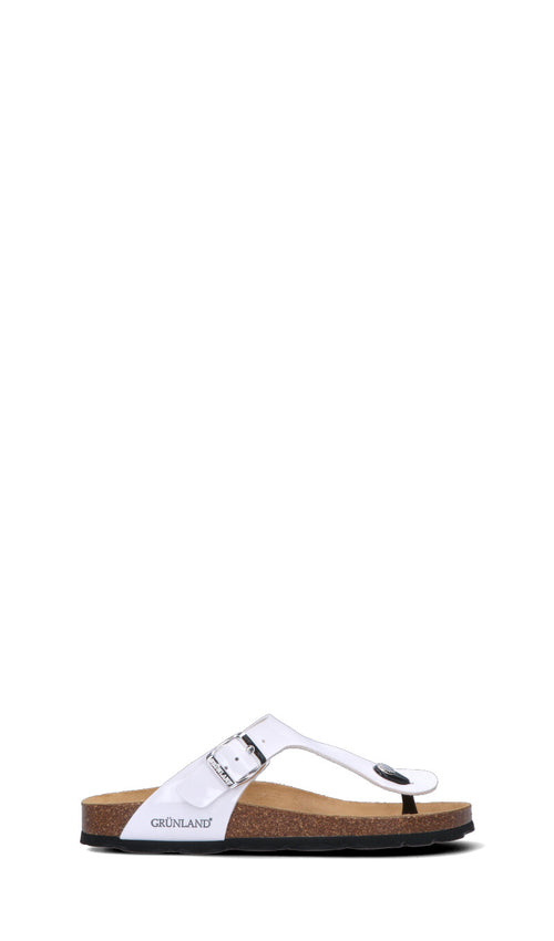 GRUNLAND Infradito donna bianca