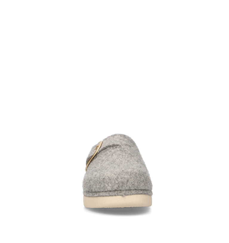 GRUNLAND Pantofola donna grigia