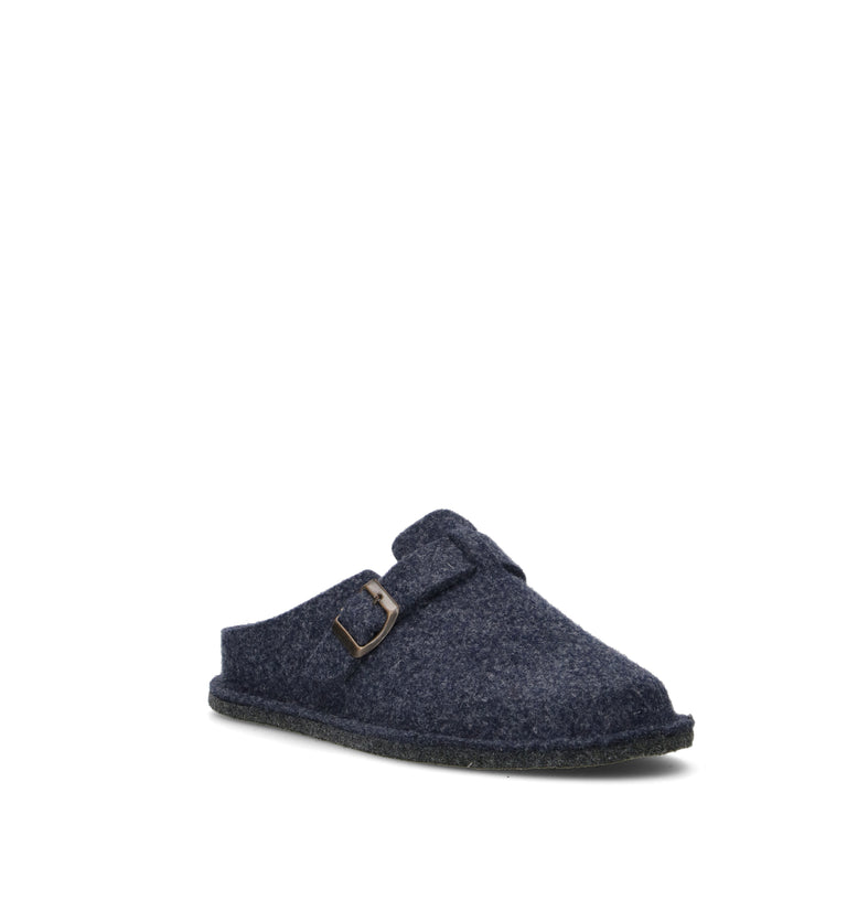 GRUNLAND Pantofola uomo blu