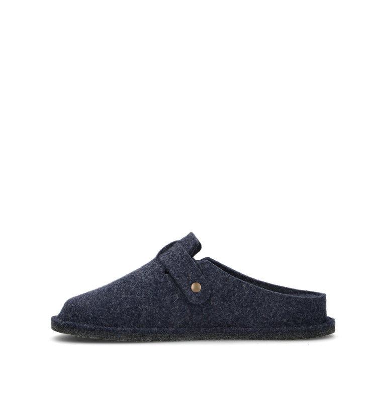 GRUNLAND Pantofola uomo blu
