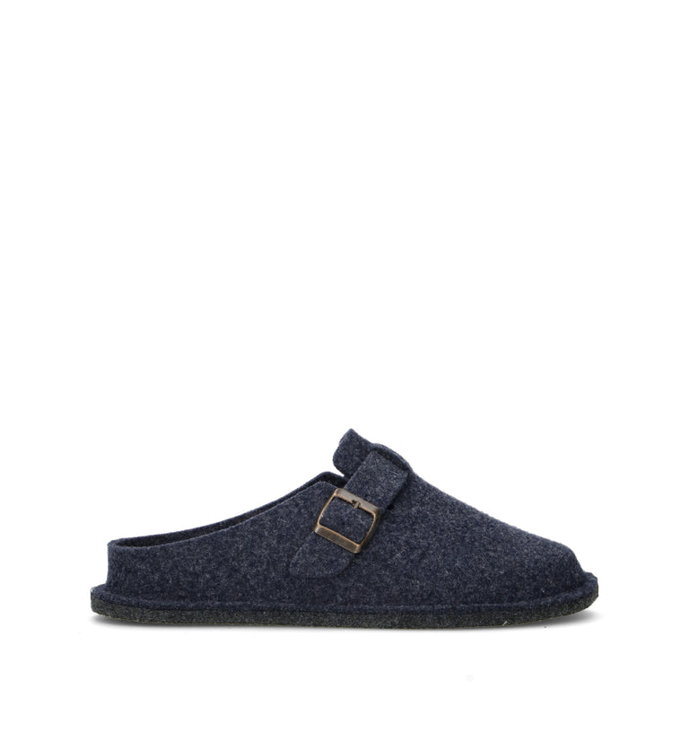 GRUNLAND Pantofola uomo blu