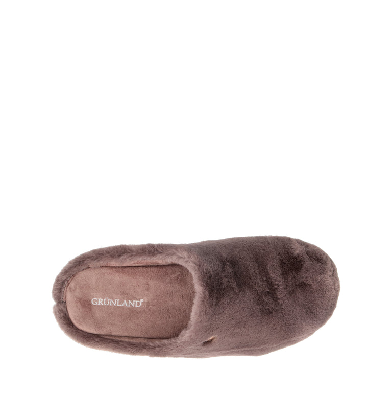 GRUNLAND Pantofola donna taupe