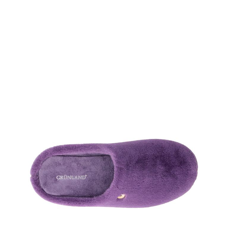 GRUNLAND Pantofola donna viola