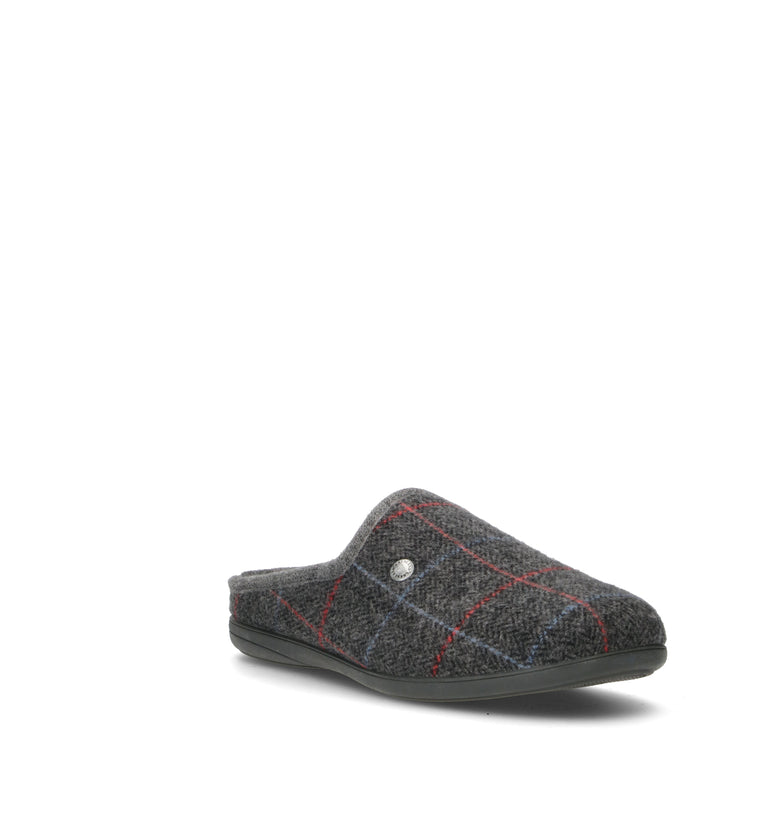 GRUNLAND Pantofola uomo grigio