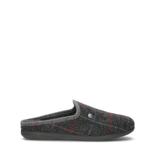 GRUNLAND Pantofola uomo grigio