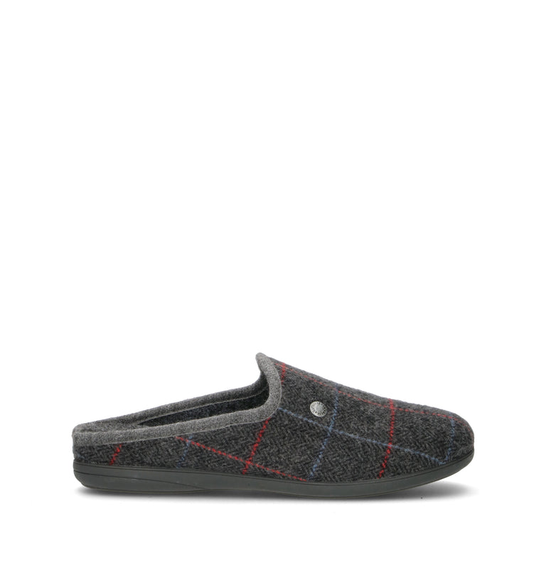 GRUNLAND Pantofola uomo grigio