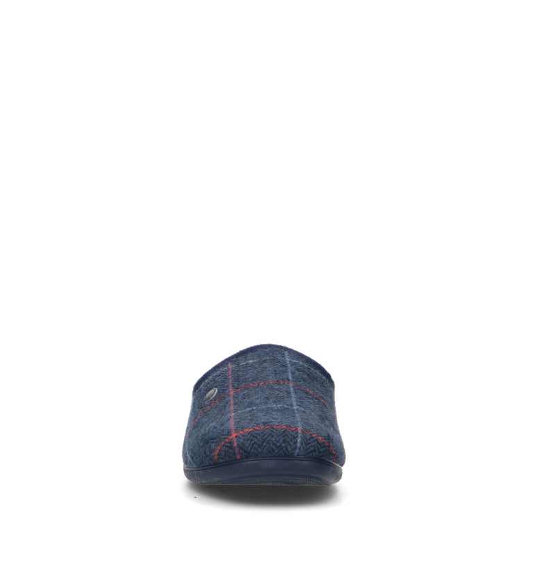 GRUNLAND Pantofola uomo blu