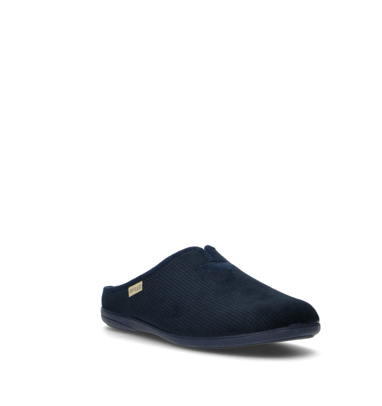 GRUNLAND Pantofola uomo blu