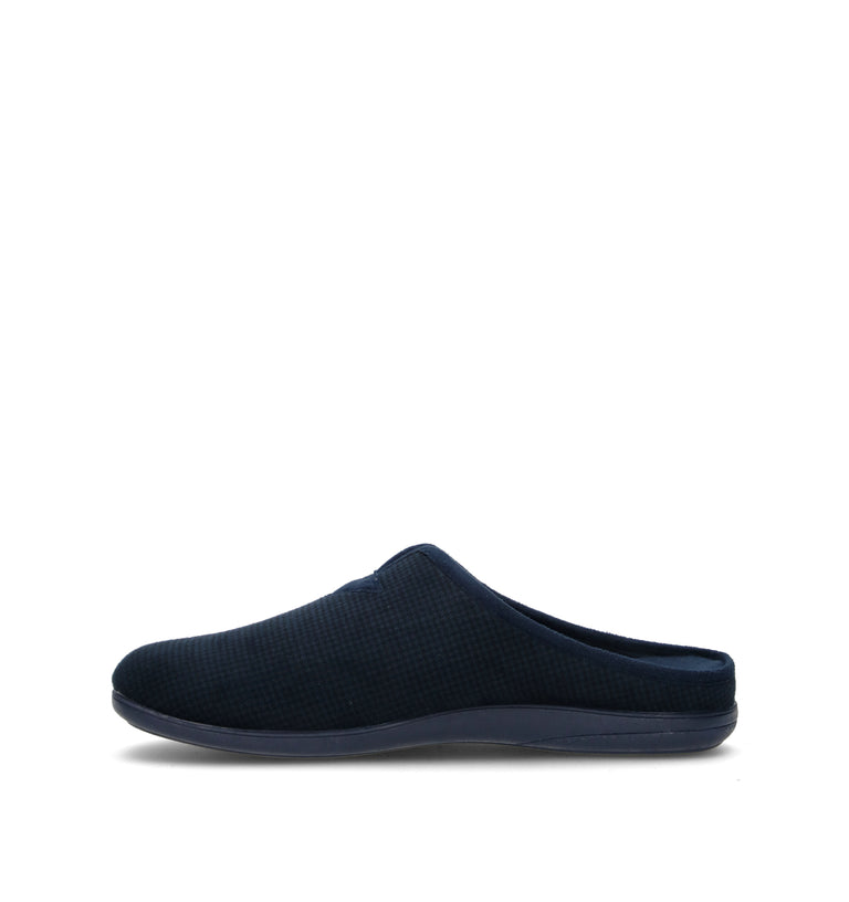 GRUNLAND Pantofola uomo blu