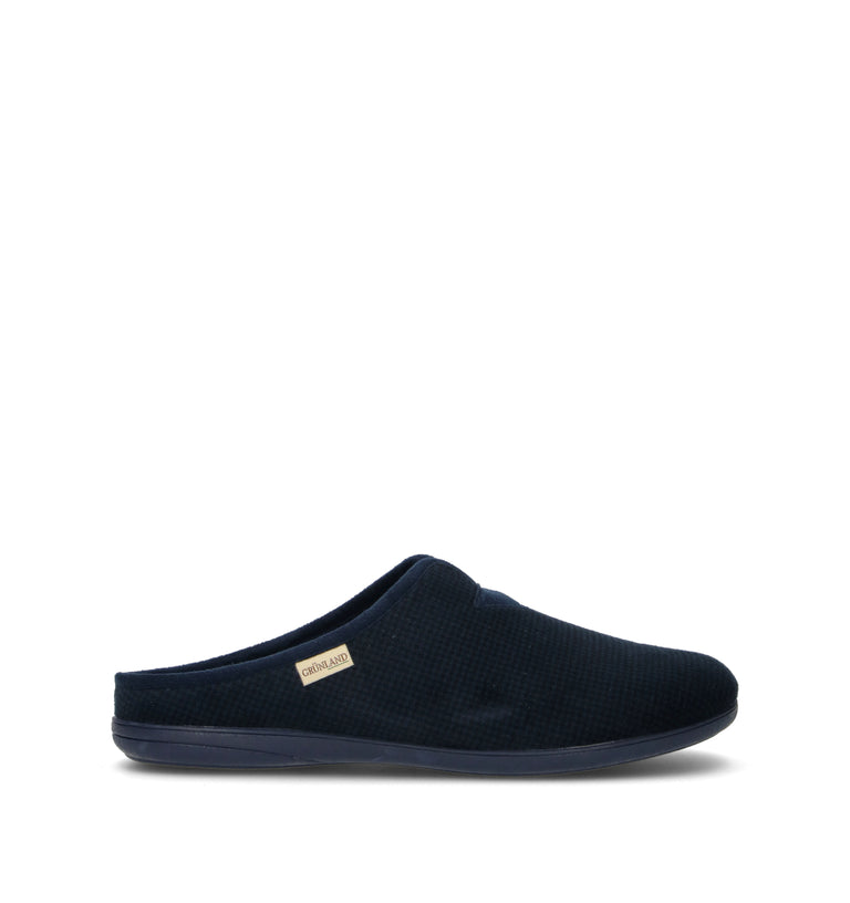 GRUNLAND Pantofola uomo blu