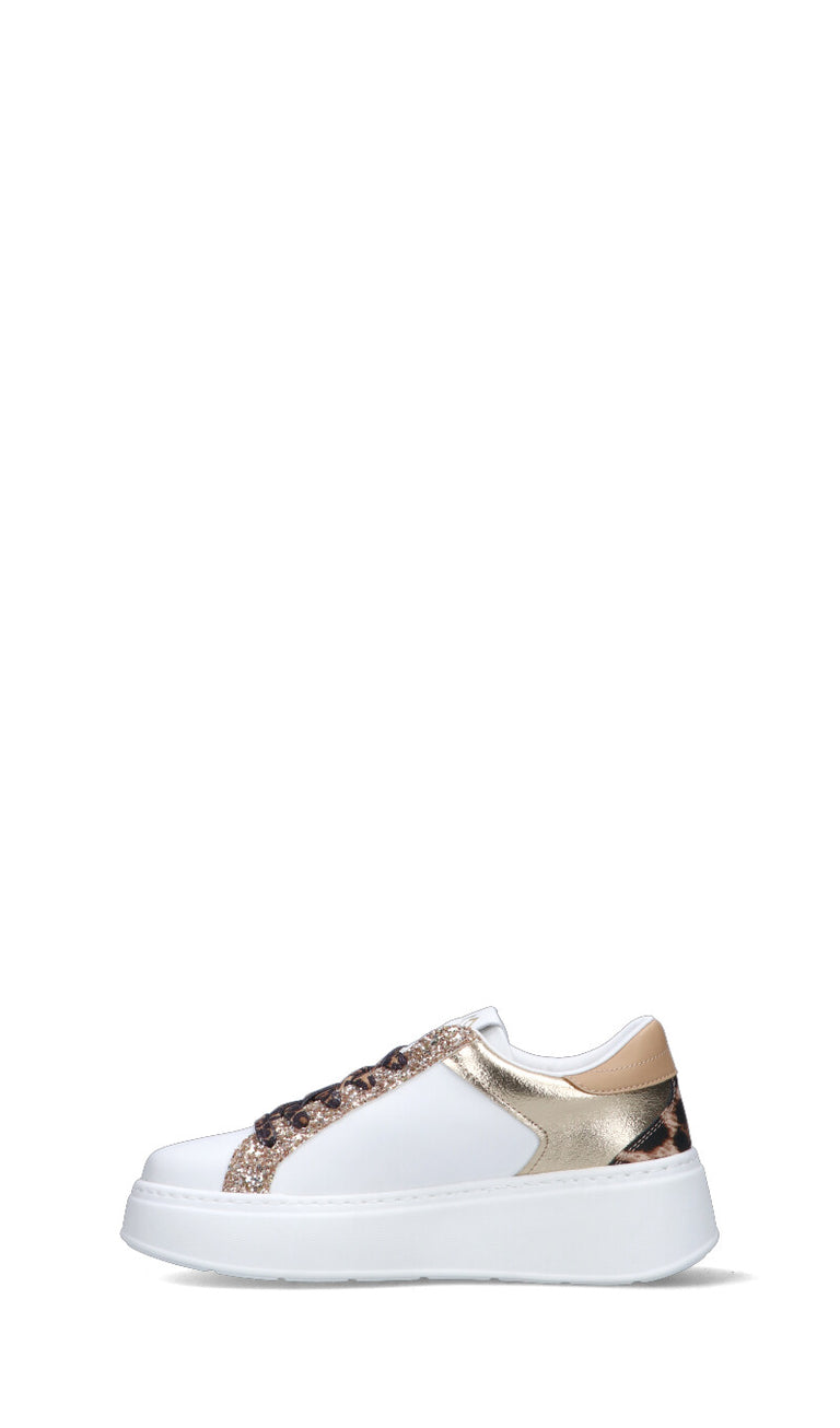 CATCH JUICE Sneaker donna bianca/oro