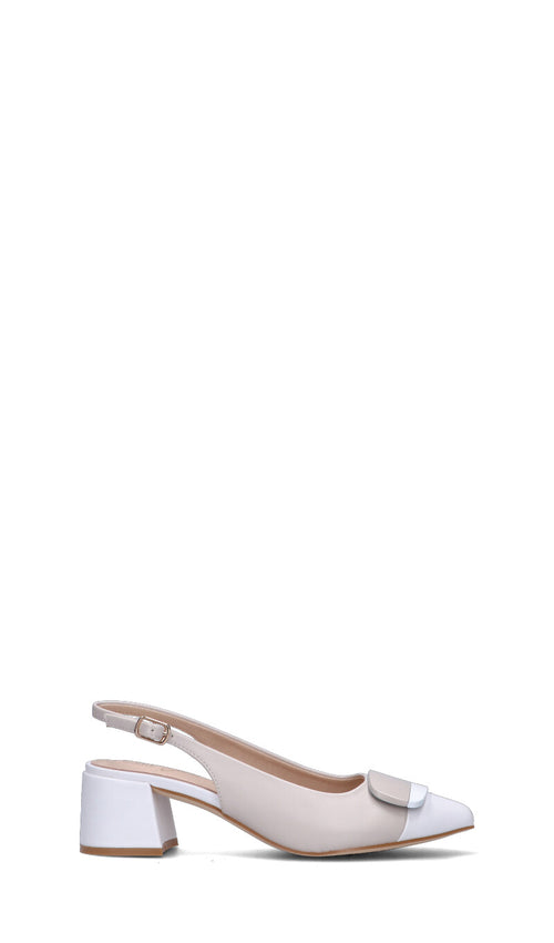 CATCH JUICE Slingback donna beige/bianca