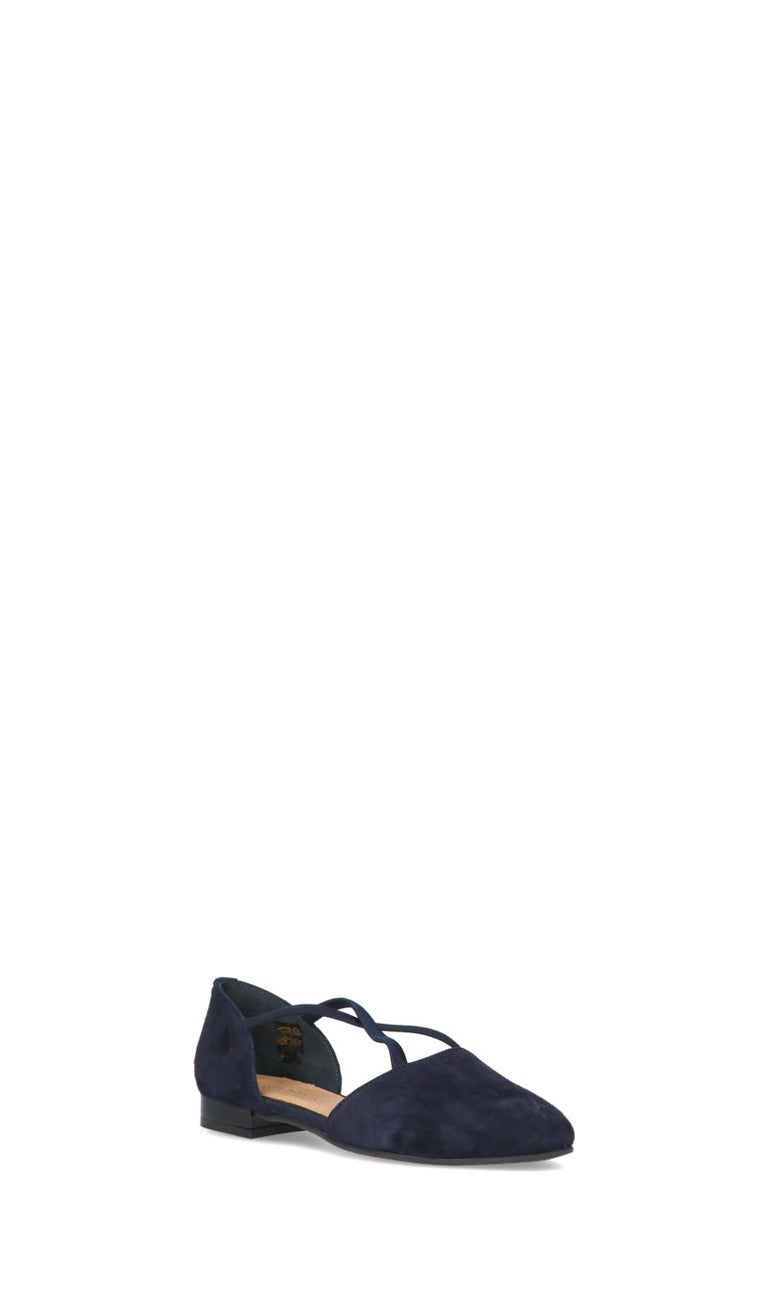 VARIOPINTO Ballerina donna blu in suede