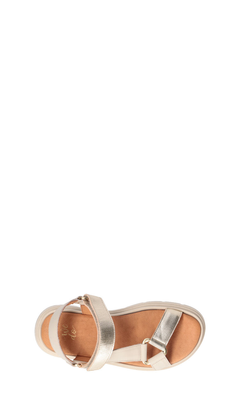 WEDO Sandalo donna panna in pelle