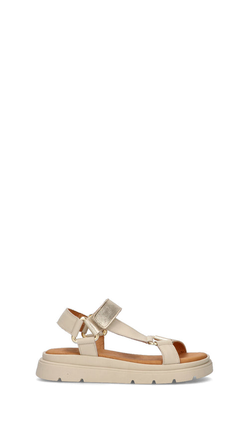 WEDO Sandalo donna panna in pelle