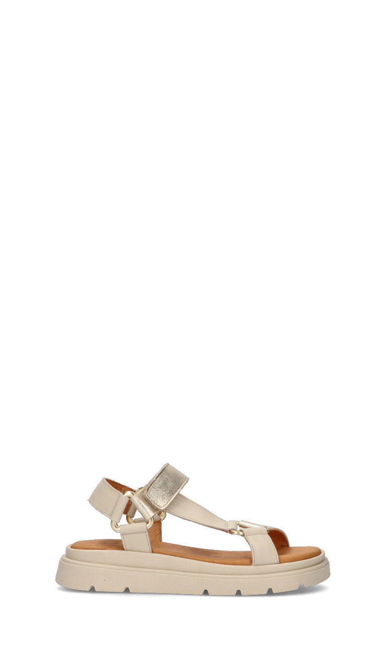 WEDO Sandalo donna panna in pelle