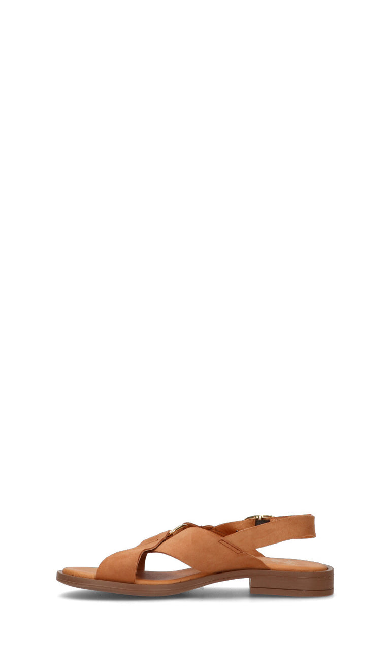 WEDO Sandalo donna marrone in suede