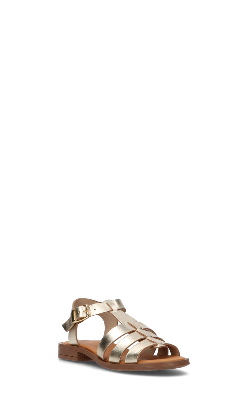 WEDO Sandalo donna oro in pelle