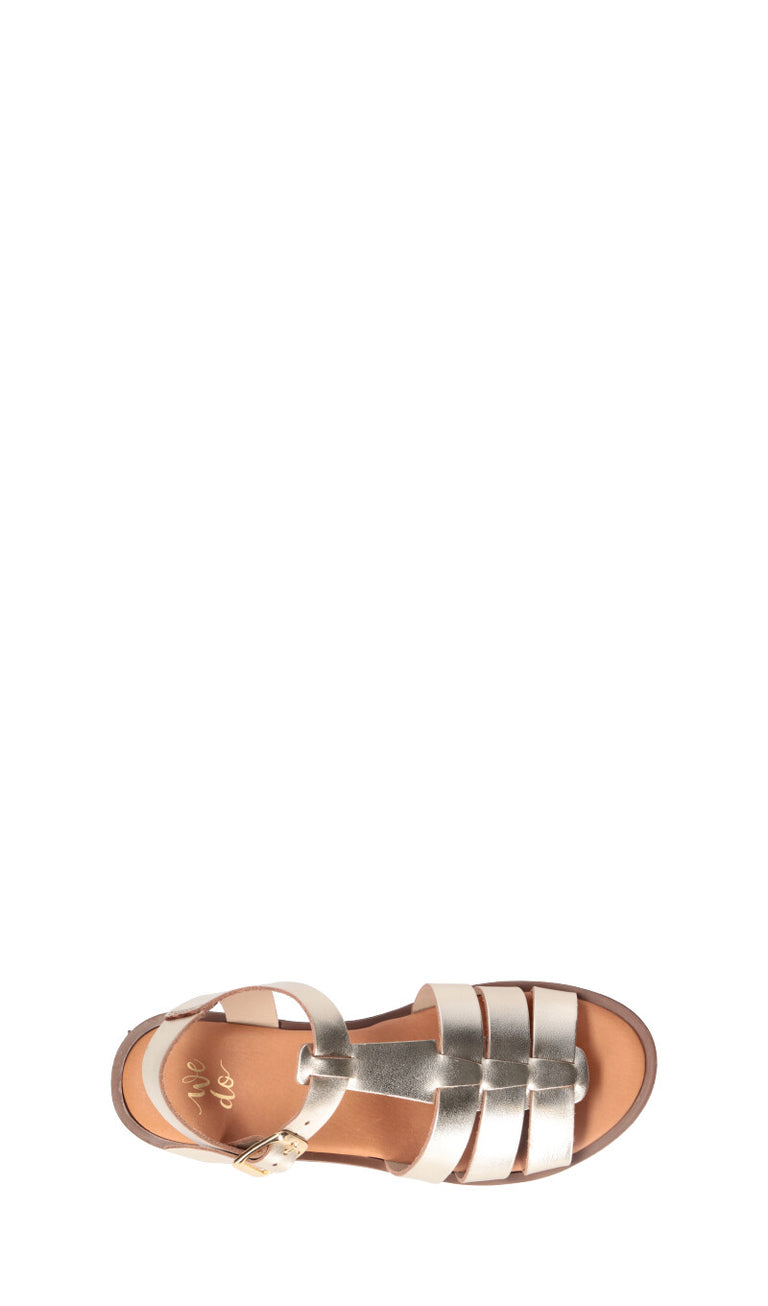 WEDO Sandalo donna oro in pelle