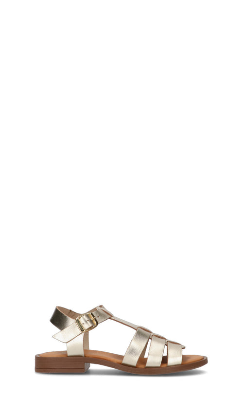 WEDO Sandalo donna oro in pelle