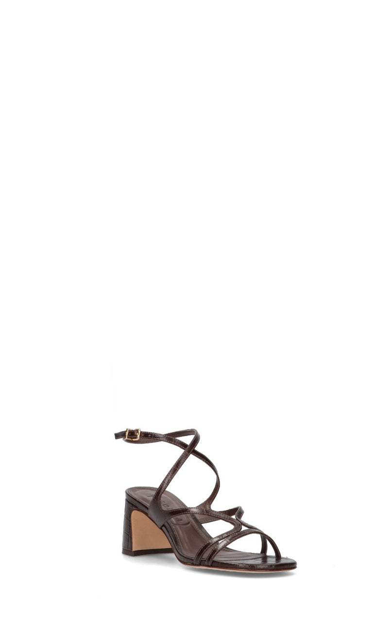 VICENZA Sandalo donna marrone in pelle