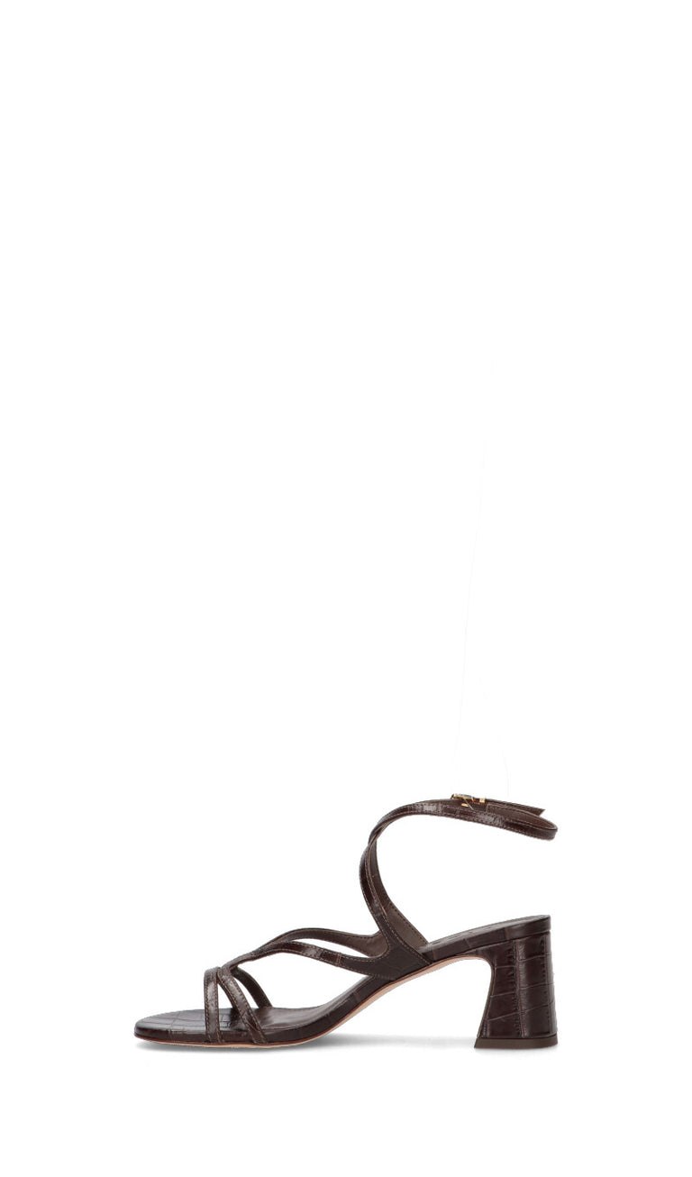 VICENZA Sandalo donna marrone in pelle