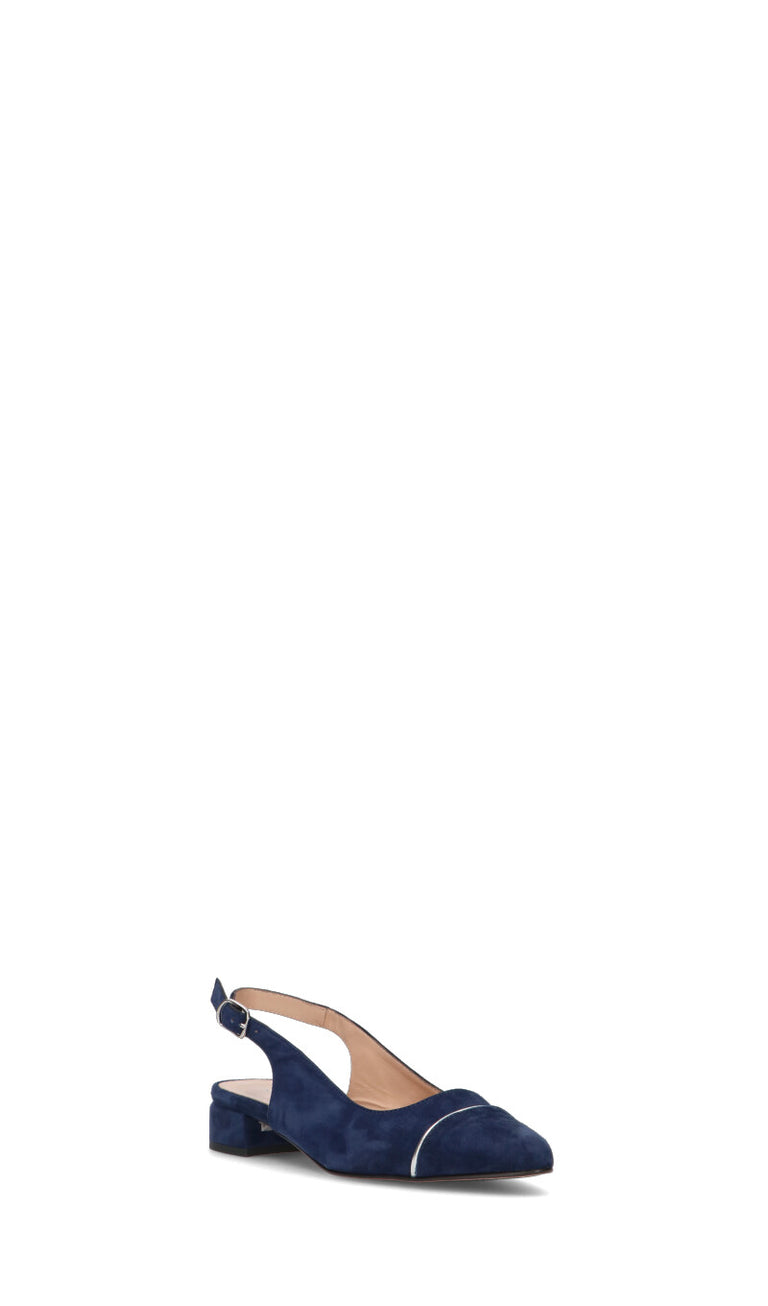 CINZIA VALLE Slingback donna blu in suede