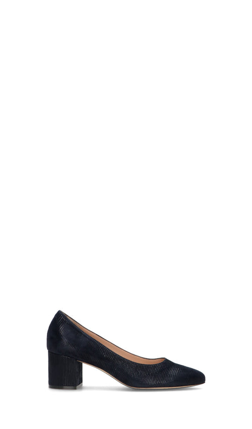 CINZIA VALLE Décolleté donna blu in suede