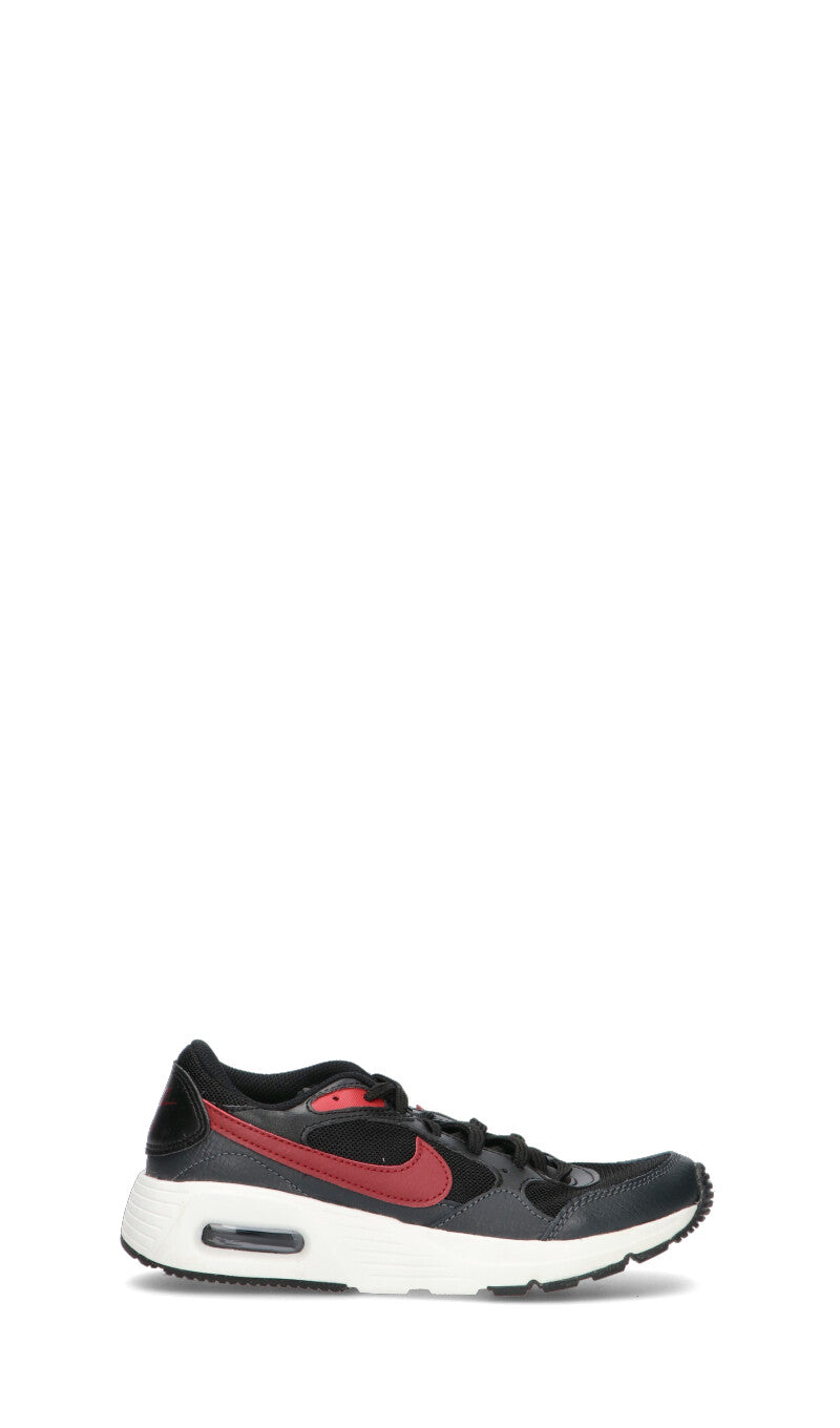 NIKE AIR MAX SC (GS) Sneaker bimbo nera in pelle – Quellogiusto