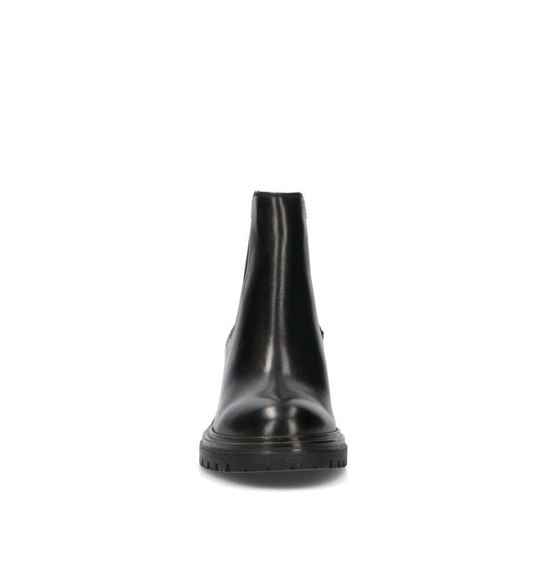 GEOX Tronchetto donna nero in pelle