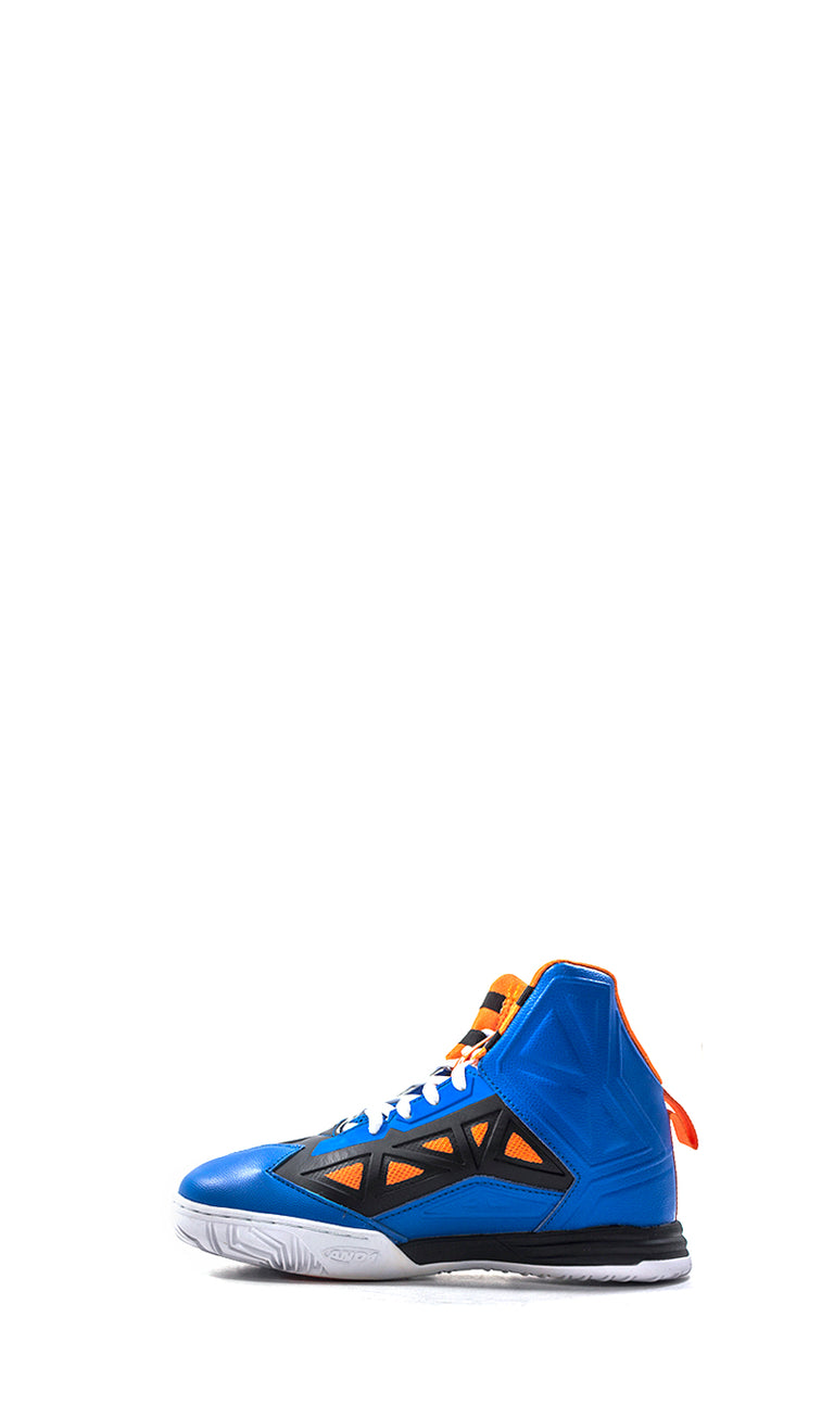 AND1 Scarpa da basket ragazzo blu/arancione