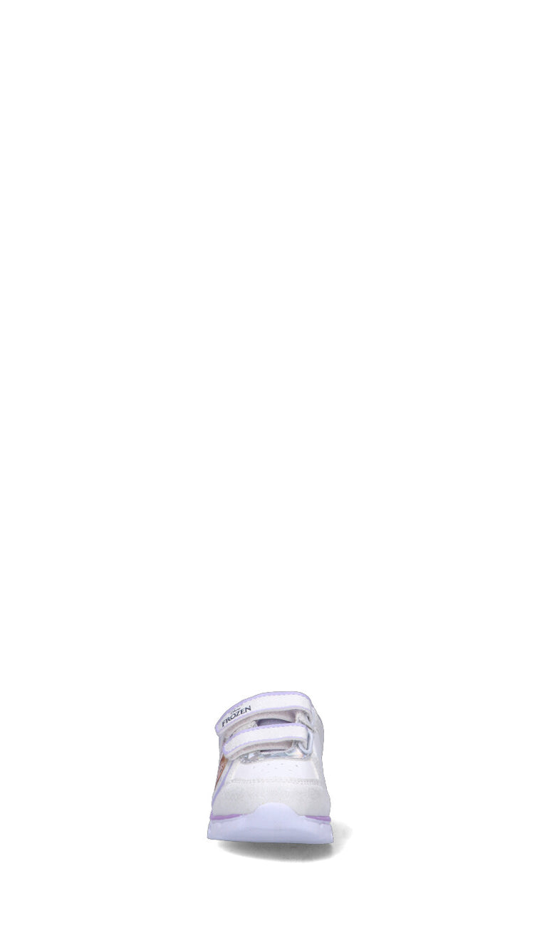 DISNEY Sneaker bimba bianca e lilla con luci