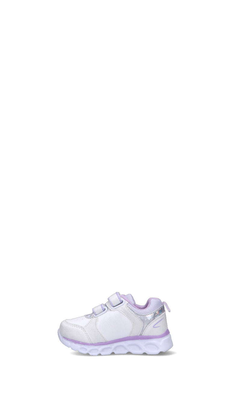 DISNEY Sneaker bimba bianca e lilla con luci