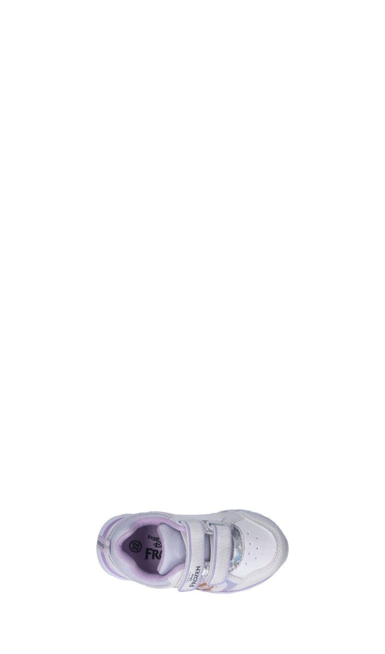 DISNEY Sneaker bimba bianca e lilla con luci