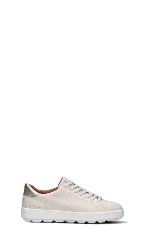 GEOX Sneaker donna panna in pelle