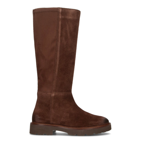 GEOX Stivale donna marrone in suede