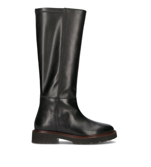 GEOX Stivale donna nero in pelle