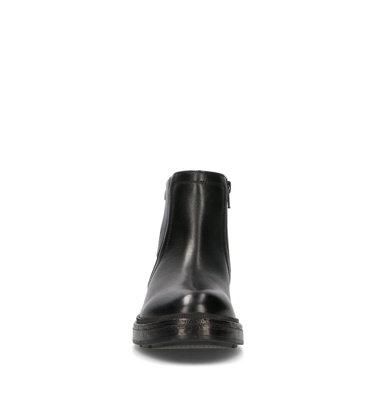 GEOX Tronchetto donna nero in pelle