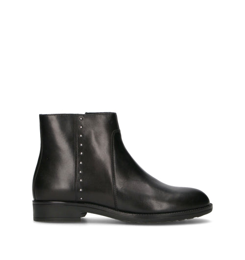 GEOX Tronchetto donna nero in pelle