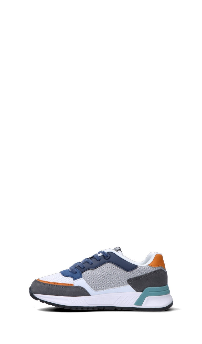 COLMAR Sneaker donna bianca/blu/arancio in suede