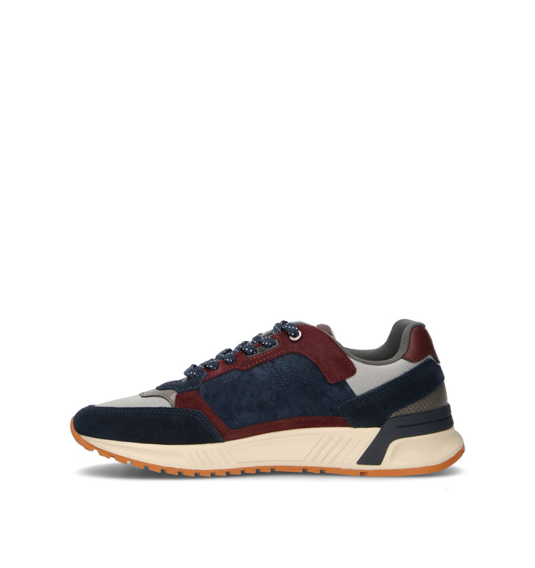 COLMAR Sneaker uomo blu in suede