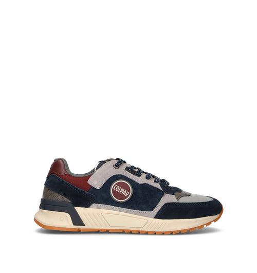 COLMAR Sneaker uomo blu in suede