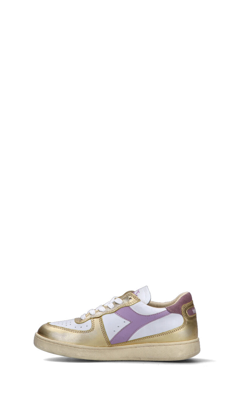 DIADORA HERITAGE Sneaker donna oro/lilla in pelle