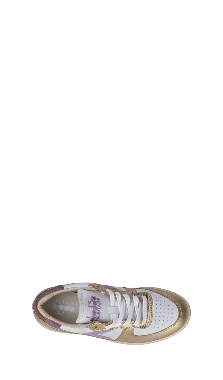 DIADORA HERITAGE Sneaker donna oro/lilla in pelle