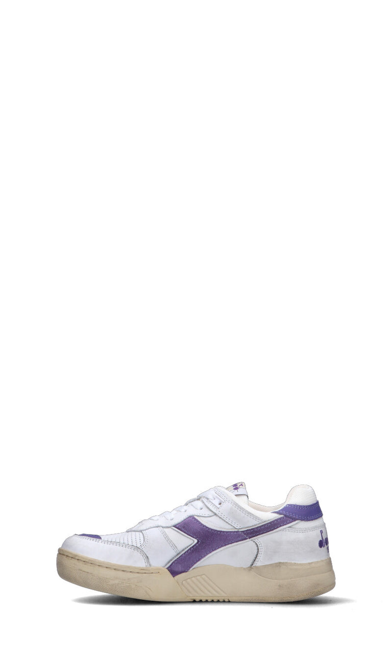 DIADORA HERITAGE Sneaker donna bianca/viola in pelle