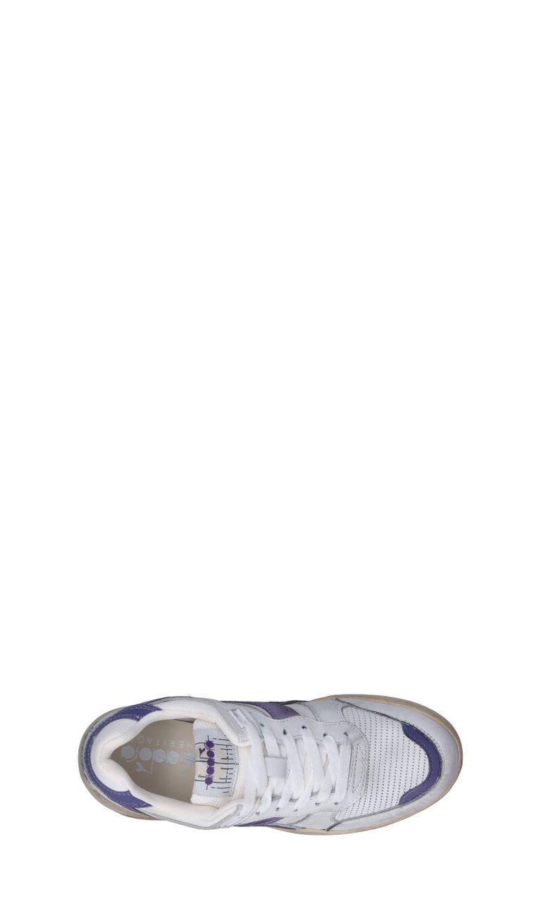 DIADORA HERITAGE Sneaker donna bianca/viola in pelle