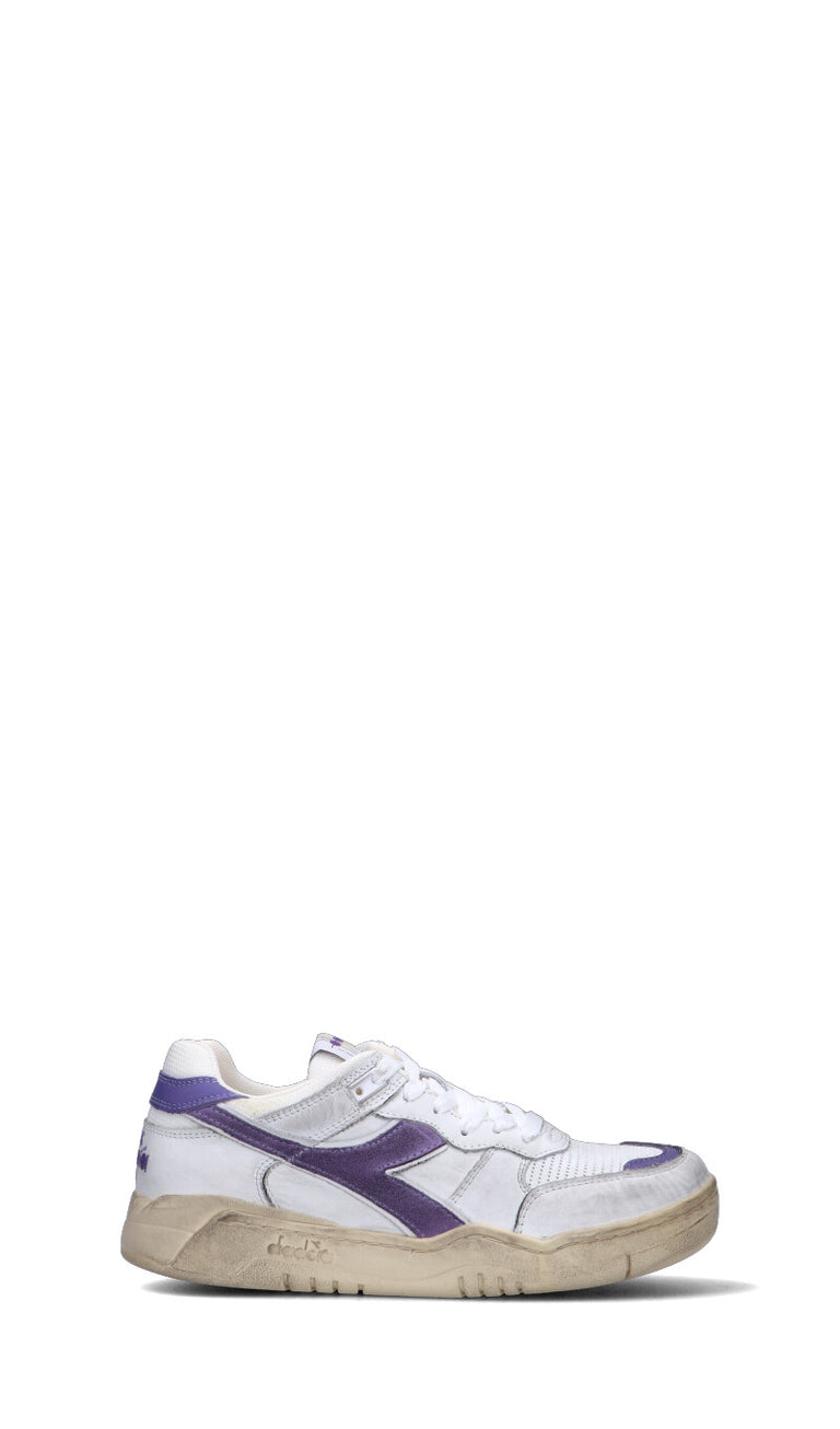 DIADORA HERITAGE Sneaker donna bianca/viola in pelle