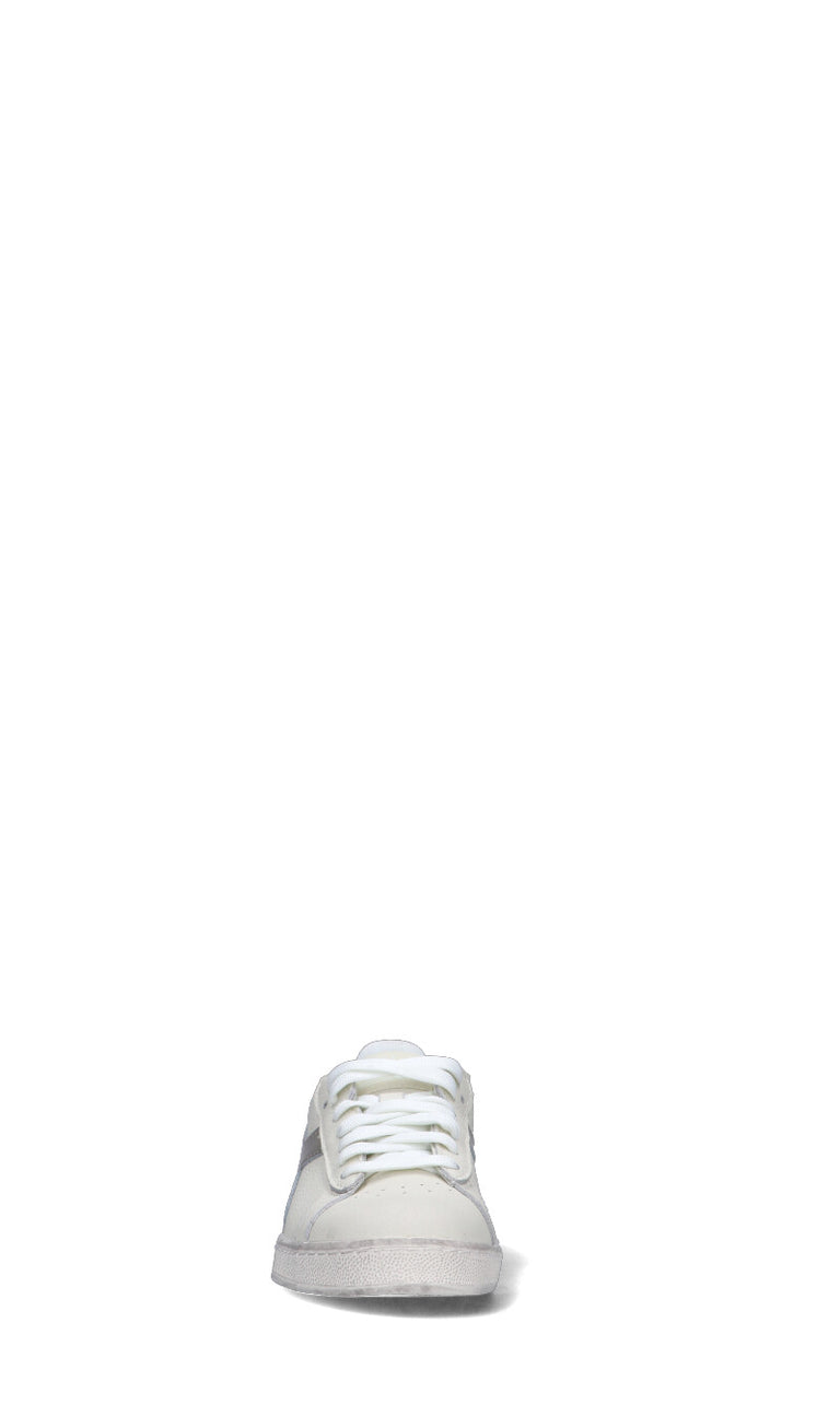 DIADORA - GAME L LOW WAX METAL WN Sneaker donna bianca/argento in pelle
